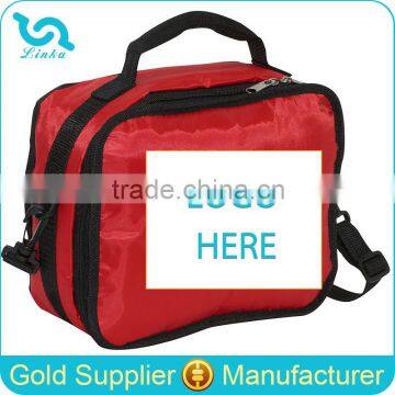 Promotion 70D Polyester Lunch Box Bag With Carry Shoulder Strap