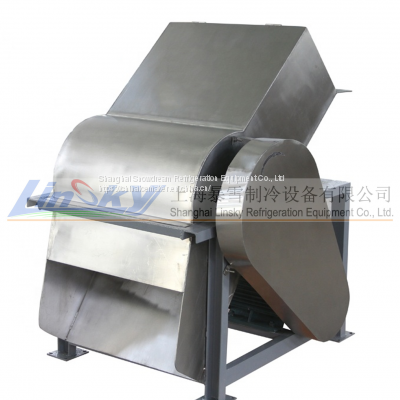 Block ice crusher