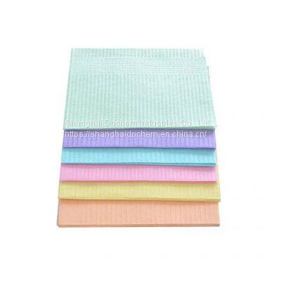 Colorful Black White Pink Medical  3 ply Disposable Dental Bibs