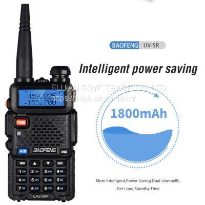 CE UV5R Dual-band VHF UHF Radio Original Baofeng UV-5R Walkie Talkie 5W Long Distance Talk Range 3-5km