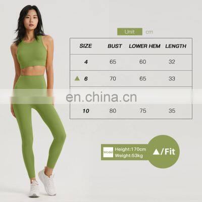 High Neck Adjustable Sweat Wicking Sports Bras Custom Logo Backless Gym Yoga Crop Tops photo-5
