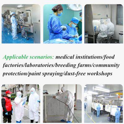 Isolation Clothing Reverse Wearing Isolation Gowns Medical Use of Disposable Isolation Clothing photo-5