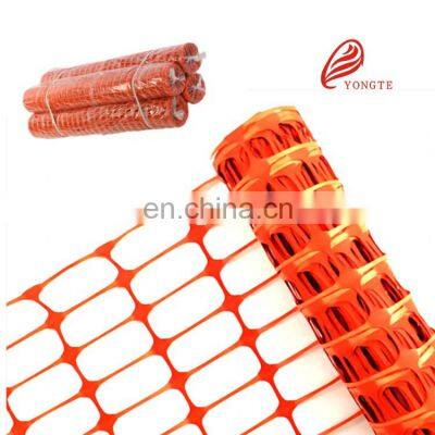 plastic manufacturing traffic barriers road safety fence orange plastic safety fence