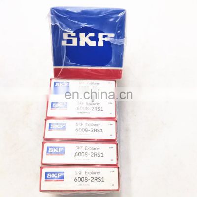 Original SKF 40*68*15mm SKF 6008-2RS1 bearing SKF Ball bearing 6008-2RS1 deep groove ball bearing 6008-2RS1