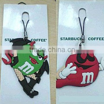 PVC keychain, Customized PVC keyring, soft PVC double key chains