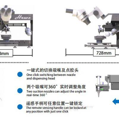 manual multi-function  die bonder eutectic and epoxy bonding in one system