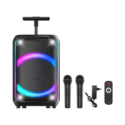 2023 new 4500MAH battery capacity big 60W power 12 inches  bluetooth speaker with colorful lights