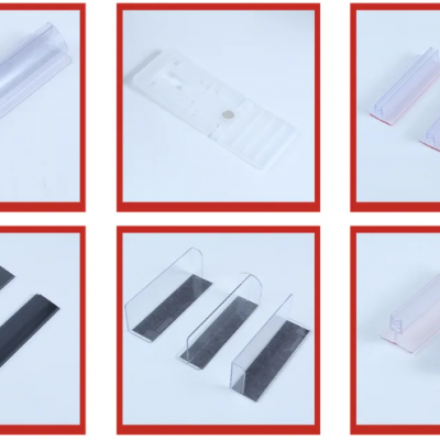 30mm High Bullnose Clear Plastic Shelf Talker