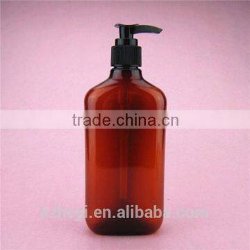 360ml clear empty special neck 12oz pet bottle for cosmetics packaging