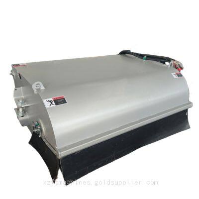 Гидравлический роторный метла-очиститель для погрузчика с поворотным ходом для уборки дорог и строительных площадок