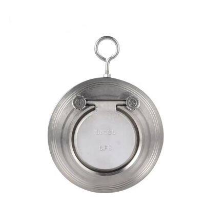 H74H-16P Stainless Steel Single-Plate Thin Type Single-Plate Disc Wafer Thin Plate Check Valve photo-2