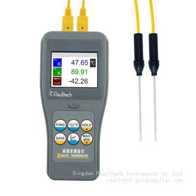 REALLTECH RTM-C02 Thermocouple Thermometer Two-Channel Temperature Meter photo-3