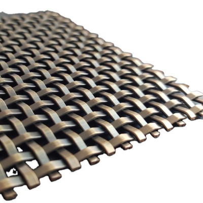 Flat Square Mesh Stainless Steel Decorative Mesh, Other Copper Embossed Mesh photo-1