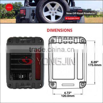 Jeep Wrangler Accessories Led Brake Tail Light Rear Signal Reverse Lamps for Jeep Wranler 07+