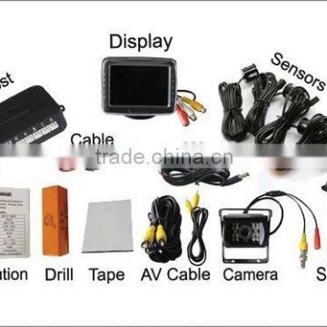 Bus Truck Parking Sensor With Truck Camera and 4 Sensors TFT LCD Car Monitor photo-3