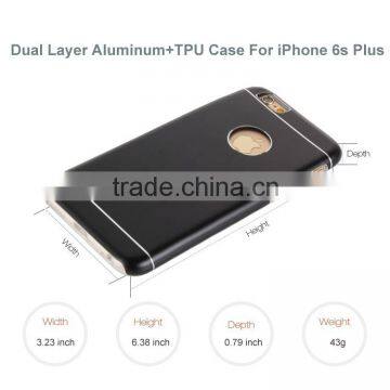 Wholesale hand phone case for iphone 6s plus ,double layer slim hand phone case for iphone 6s plus