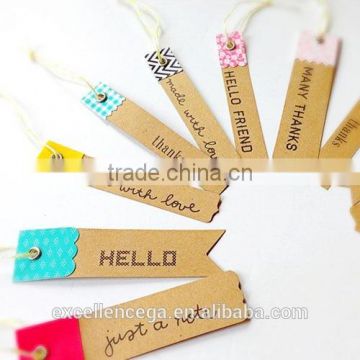 Custom High Quality Brown Kraft Hang Tag