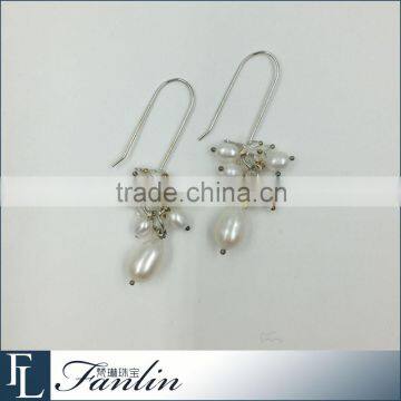 Wholesale Silver Accessories Freshwater Pearl Earring Hook photo-2