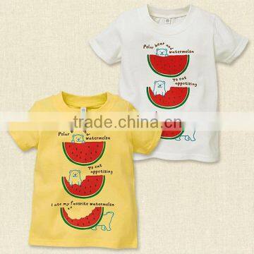 Ins Hot Sale Baby Boy Top Design Fruit Cotton Casual Boy Outfits photo-3