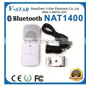 2014 Hot Sellng Oval Design Handfree Bluetooth Car Kit With Microphone photo-6
