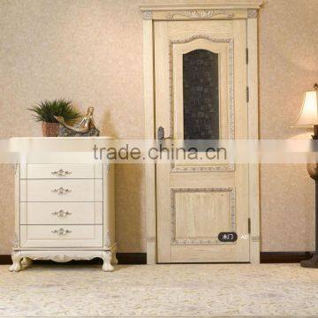 Made in china latest design modern solid interior wooden doors