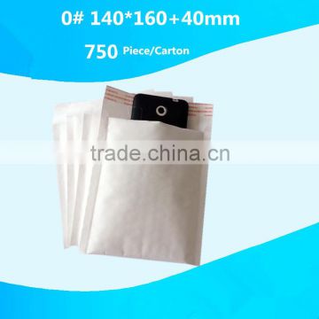 High-slip polyethylene film envelope printing empty shampoo bottles