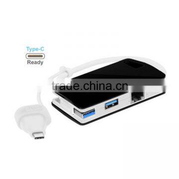 Box Shape Tablet USB Hub Travel Power Charger Adapter with 4 Port