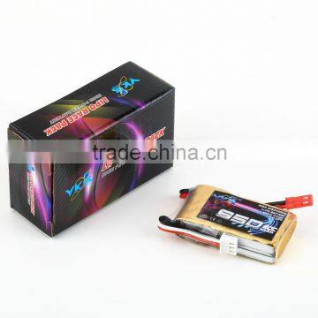 YKS 7.4V 850MAH 20C Lipo Battery with factory price