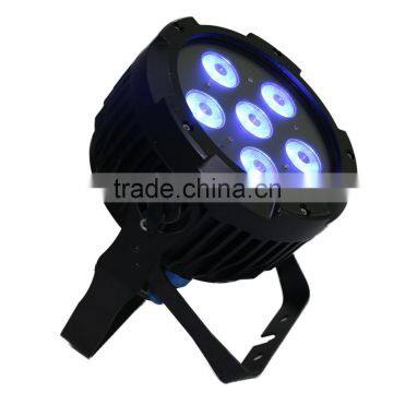 2016 Hot sale waterproof IP65 6pcs 7 in1 outdoor disco led par light