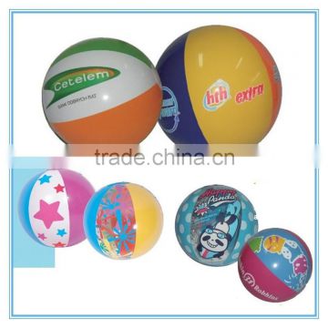 PVC inflatable beach ball with box inside, with toy inside, with insert