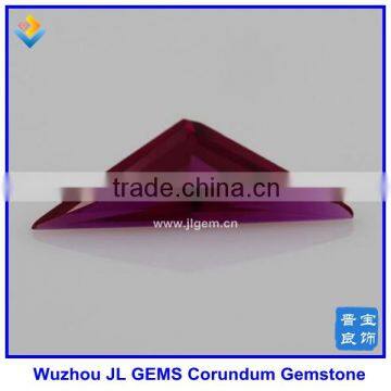 2014 Hot Sale Synthetic Triangle Shape Ruby Corundum with Wholesale Price