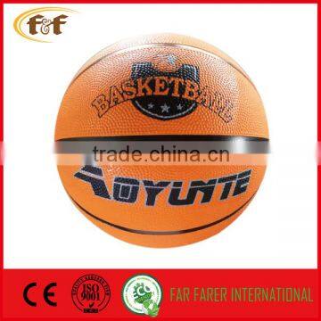 7# Promotional rubber bakset ball with logo