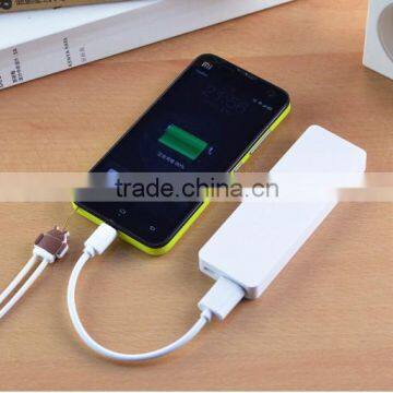 mini portable stick power bank XHB-AK for smartphone,apply,MP3,MP4