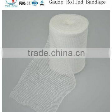 YD80754 ISO Approved Cotton Gauze Rolled Bandage For Legs