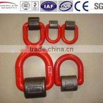 Red painted alloy steel D-ring