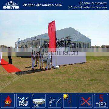 Aluminum alloy 850g/sqm PVC coated fabric roof cove canopy party tent 15x15 for sporting events supplier malaysia