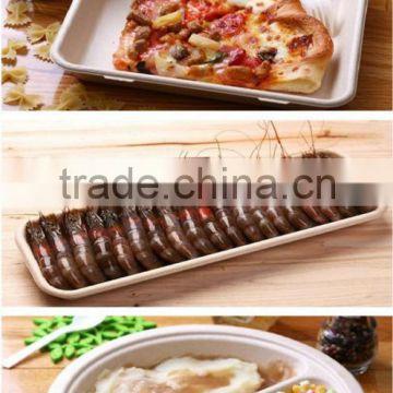 Eco friendly sugarcane bagasse tablewares