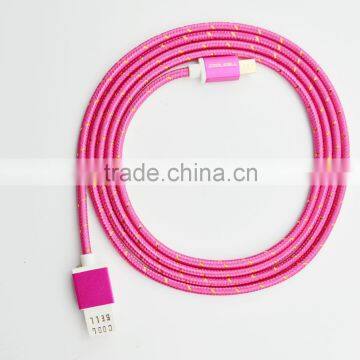  express hot-selling 1m micro usb cable for Samsung mobile phone data transfer and charging