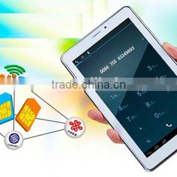 New 7 inch Core tablet pc android MTK8312 with bluetooth, 3G phone call, GPS