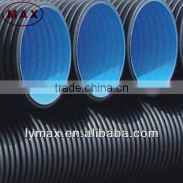 Socket Connect HDPE Dual-wall Corrugated Plastic Pipe