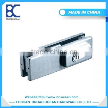 new products in china glass door patch fitting bottom clamp with lock (DL-055)