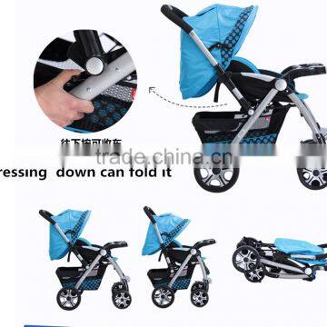 Xiao a long famous brand Super lightweight colorful baby stroller folding easily 961 blue made in china