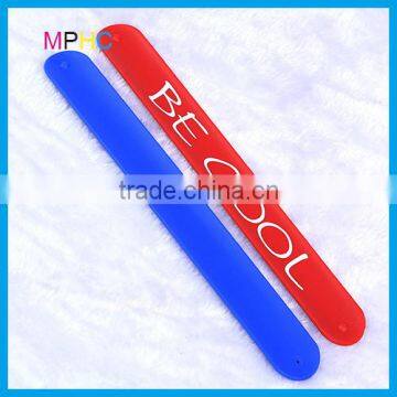 Customized Promotional Gift Silicone PAPA Slap Wristband Bracelet