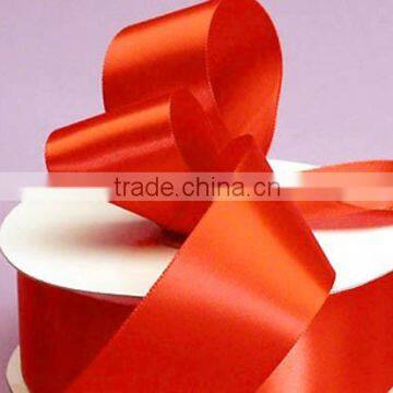 china wholesale double face polyester satin ribbon in gift packing decorative