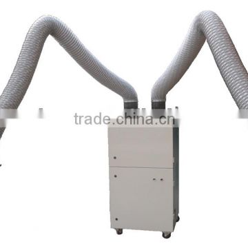 two arm protable welding smoke extration system