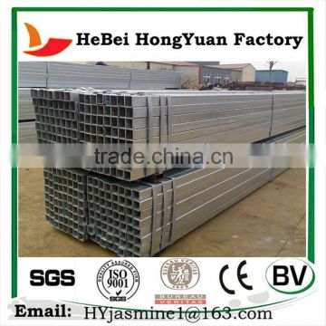 BEST! Manufactory HeBei HongYuan Galvanized Steel Pipe /Box Pipe