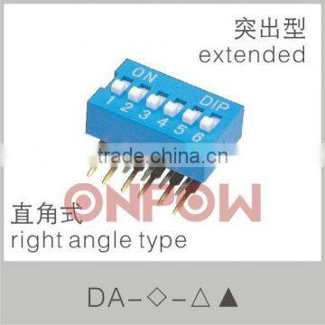 ONPOW Dip switch(DA06,blue color)