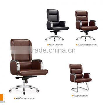 high end office genuine leather dining chair factory sell directly SY17