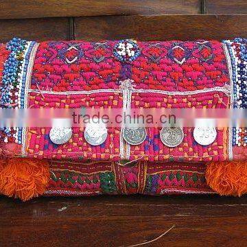 Banjara Clutch Bag, Trendy Clutch, parrot green Vintage Clutch Bag, Sling Purse, Boho Clutch, Bohemian Clutch embroidery work co