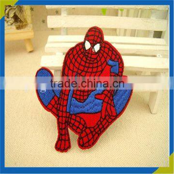 Embroidery Superman Patch for Clothes With Sewing Border Heat Seal Backing Excellent Quality